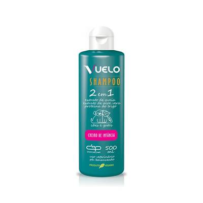Shampoo Vuelo 2 em 1 Cheiro de Infância para Cães e Gatos