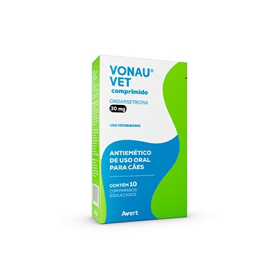 Antiemético Avert Vonau Vet 30mg para Cães com 10 Comprimidos