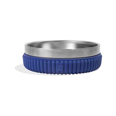 Comedouro para Cachorros Tuff Bowl Stripes Blue P
