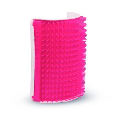 Brinquedo Truqys Escova Coçadinha para Gatos Rosa U