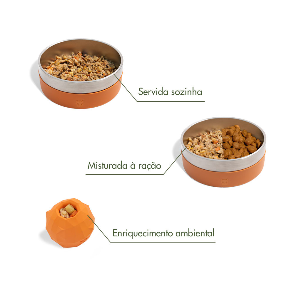 Lata Zee.Dog Kitchen para Cães Adultos sabor Carne - Refeição Natural