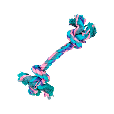 Brinquedo Jambo Mordedor Corda Dental Bone Pastel para Cães P
