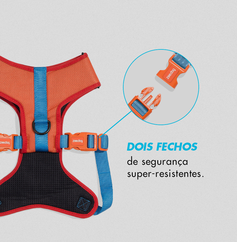 Peitoral para Cachorros Air Mesh Ajustável Jacquard Gibson
