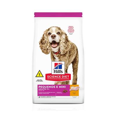 Ração Hill's para Cães Adultos 11+ Raças Pequenas e Miniatura 2,4kg