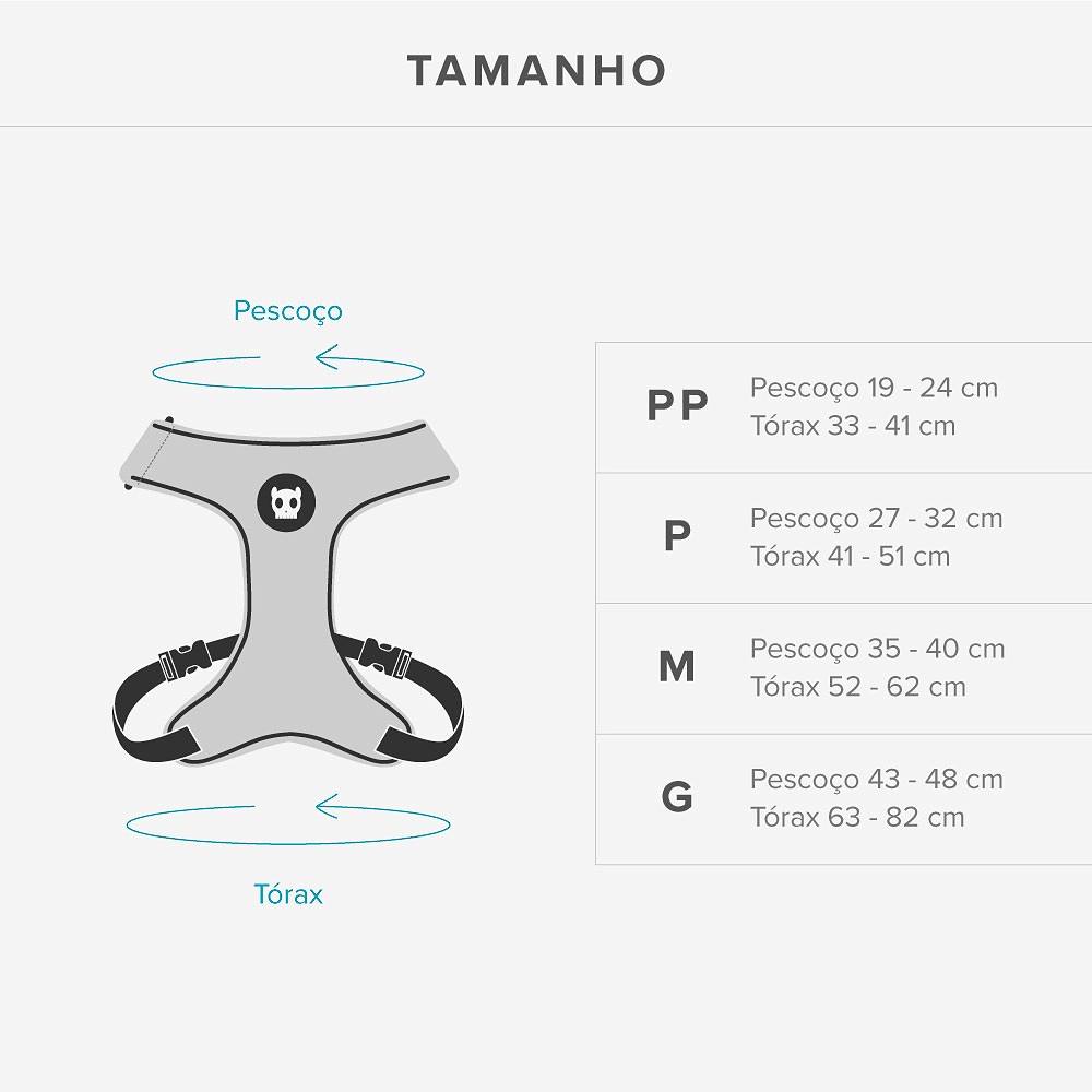 Peitoral para Cachorros Air Mesh Phantom Ajustável