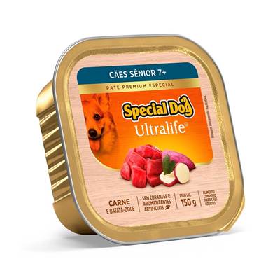 Special Dog Ultralife Patê Carne para Cães Sênior 150g