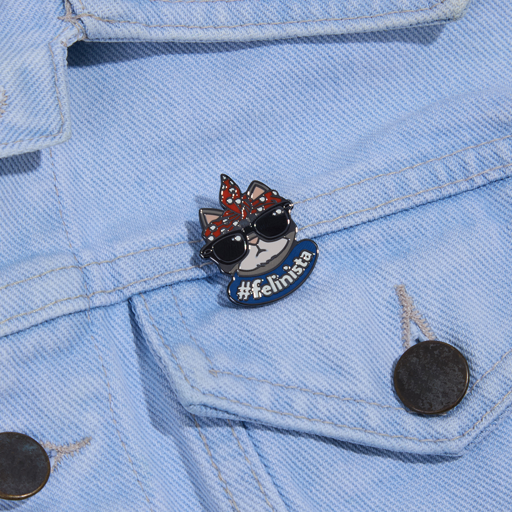 Pin de Lapela Felinista Cansei de Ser Gato | Imagem 1