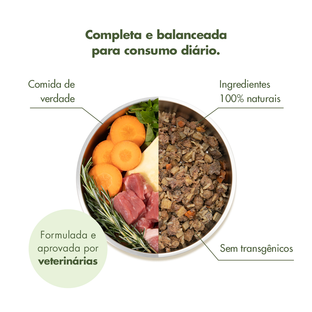 Lata Zee.Dog Kitchen para Cães Adultos sabor Carne - Refeição Natural