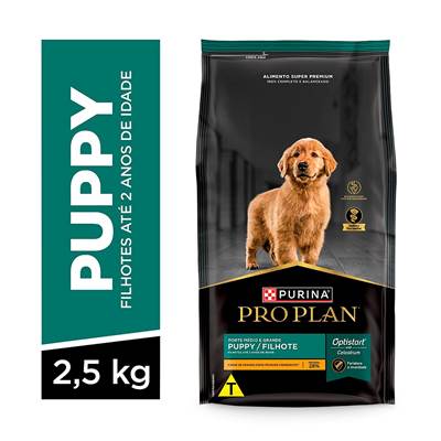 Racão Nestlé Purina Pro Plan para Cães Filhotes Porte Médio e Grande sabor Frango 2.5kg
