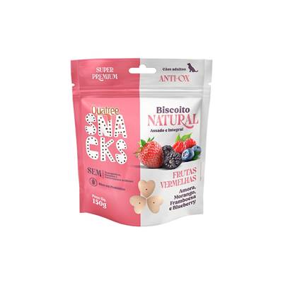 Biscoito Natural Quatree Frutas Vermelhas para Cães 150g