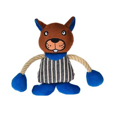 Brinquedo Chalesco Urso com Corda para Cães e Gatos U