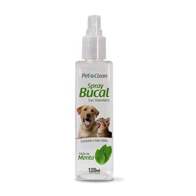 Spray Bucal Pet Clean Menta para Cães e Gatos