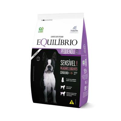 Ração Equilíbrio Sensível para Cães Adultos de Porte Pequeno sabor Cordeiro 1kg