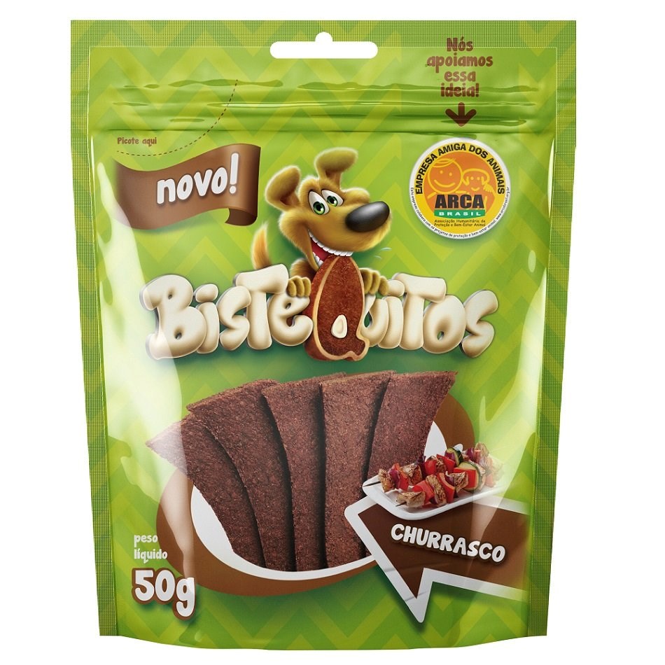 Snack Petitos para Cães Bistequitos sabor Churrasco