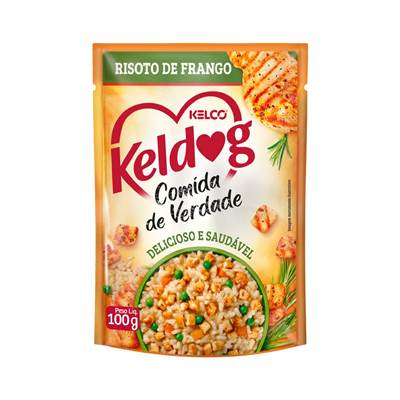 Ração Úmida Keldog Risoto de Frango para Cães 100g