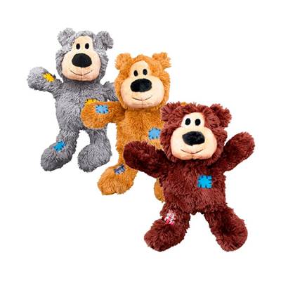 Brinquedo Kong Wild Knots Bear Marrom Escuro para Cães P