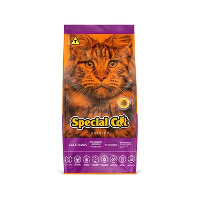 Ração Special Cat para Gatos Adultos Castrados 10,1kg