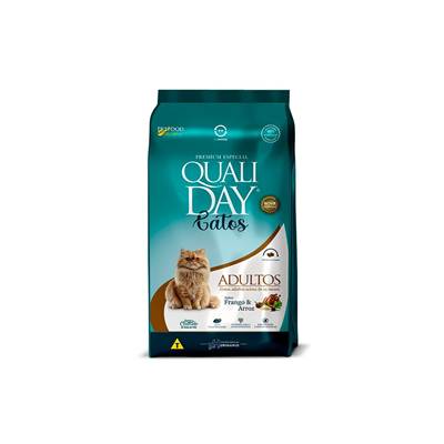 Ração Qualiday para Gatos Adultos sabor Frango 2,5kg