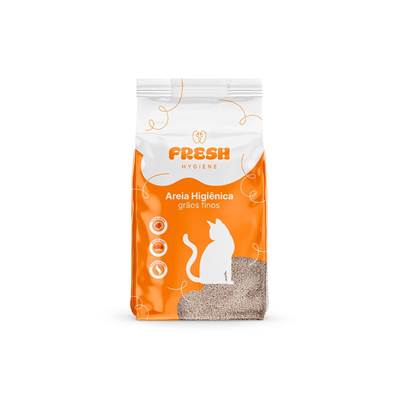 Areia Higiênica Fresh Grãos Finos 4kg