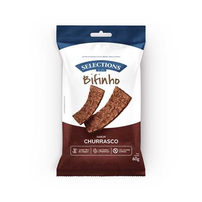 Bifinho Selections For Pets Strip para Cães Sabor Churrasco 500g