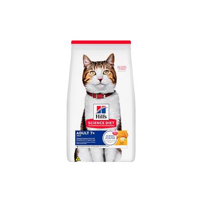 Ração Hill's Science Diet 7+ para Gatos Adultos 3,17kg