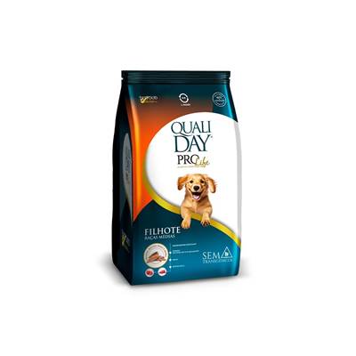 Ração Qualiday Pro Life Sabor Frango para Cães Filhotes Raças Médias e Grandes 2,5kg