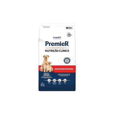 Ração Premier Veterinary Gastro para Cães Adultos Raças Médias e Grandes 10,1kg