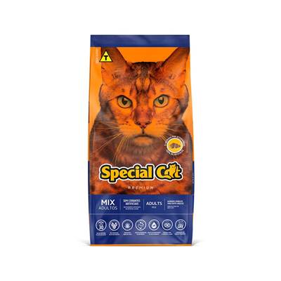 Ração Special Cat Mix Premium para Gatos Adultos 10,1kg