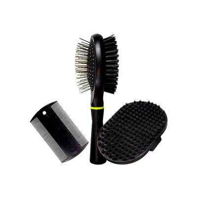 Kit Savana Pet Grooming Preto para Cães e Gatos U