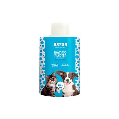 Shampoo Astor Filhotes para Cães e Gatos 300ml