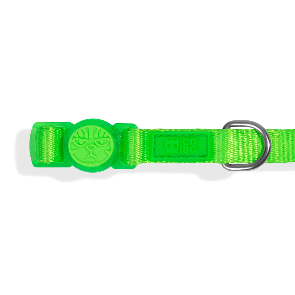 Coleira CDSG x Zee.Dog para Gatos Verde 