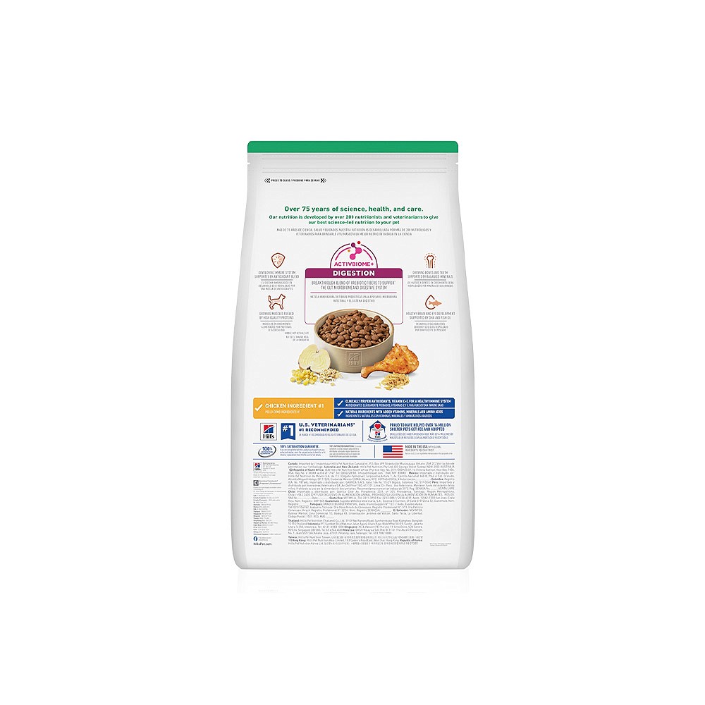 Ração Hill's Science Diet para Cães Filhotes de Raças Grandes sabor Frango
