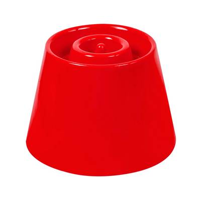 Comedouro Alto e Lento Pet Games Dog Eat Vermelho para Cães M