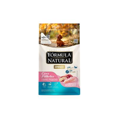 Ração Fórmula Natural Pró para Cães Filhotes de Porte Mini e Pequeno Sabor Frango e Arroz Integral 15kg