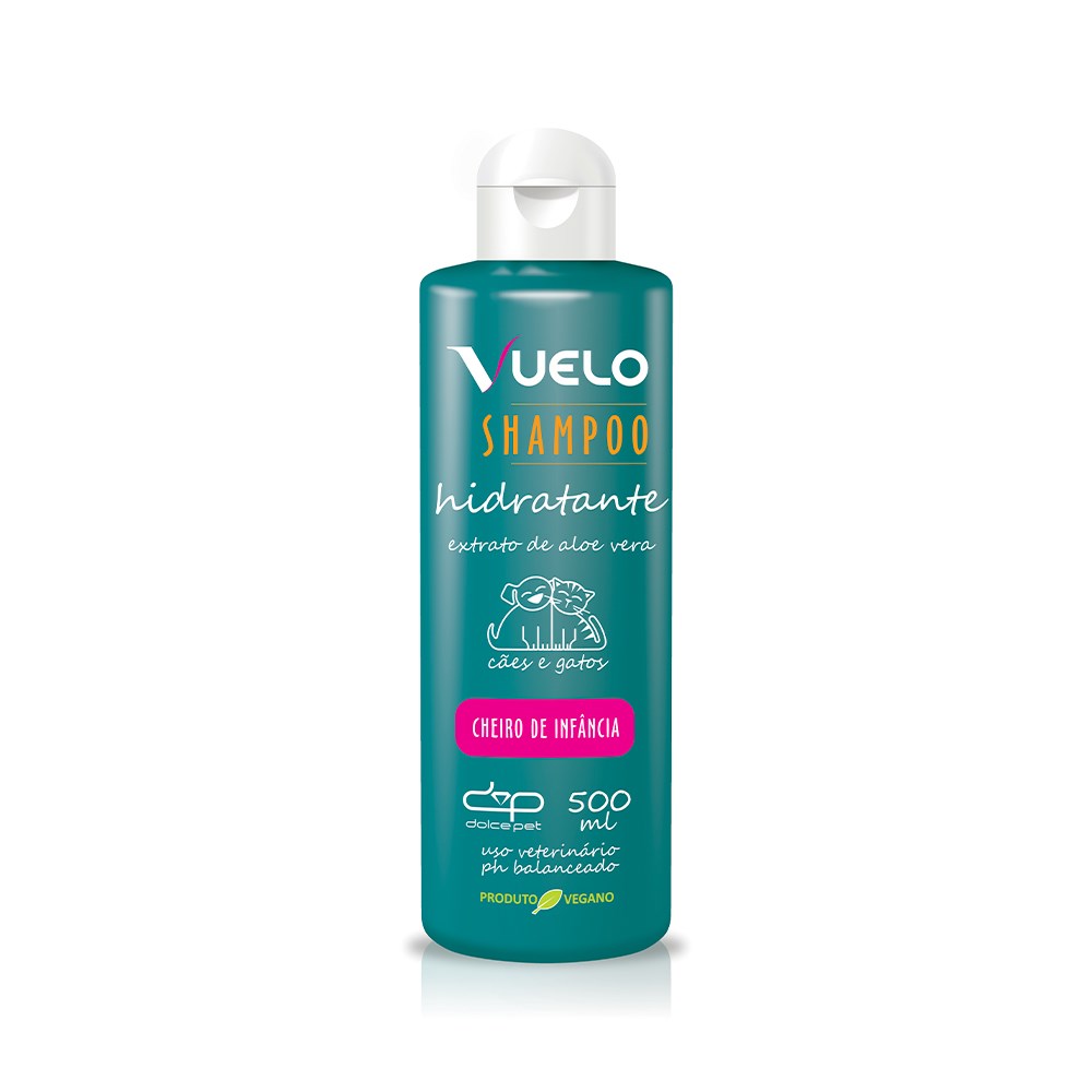 Shampoo Vuelo Hidratante Cheiro de Infância para Cães e Gatos