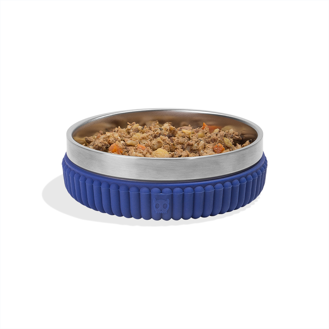 Comedouro para Cachorros Tuff Bowl Stripes Blue