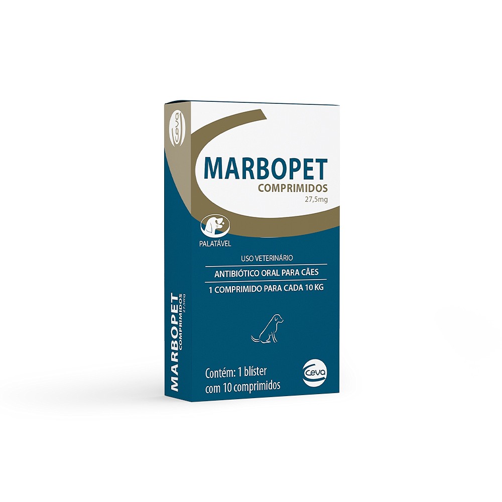 Antibiótico Marbopet 27,5mg