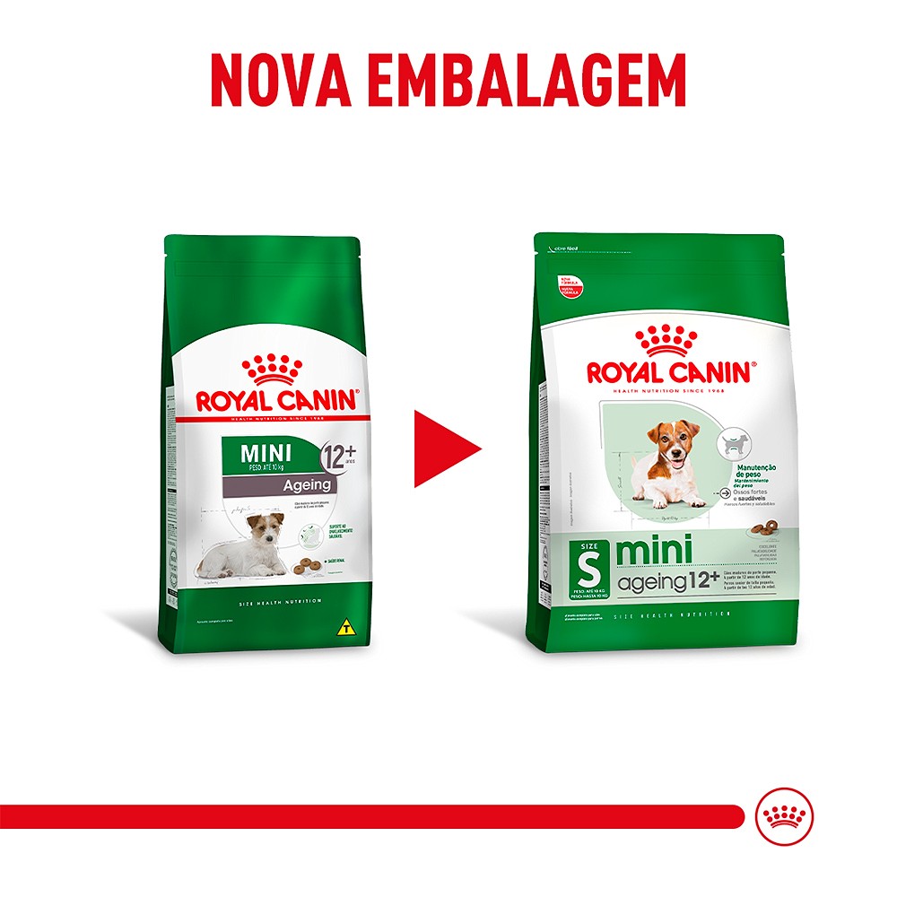 Ração Royal Canin Mini Ageing 12+ para Cães Idosos acima de 12 Anos de Porte Pequeno