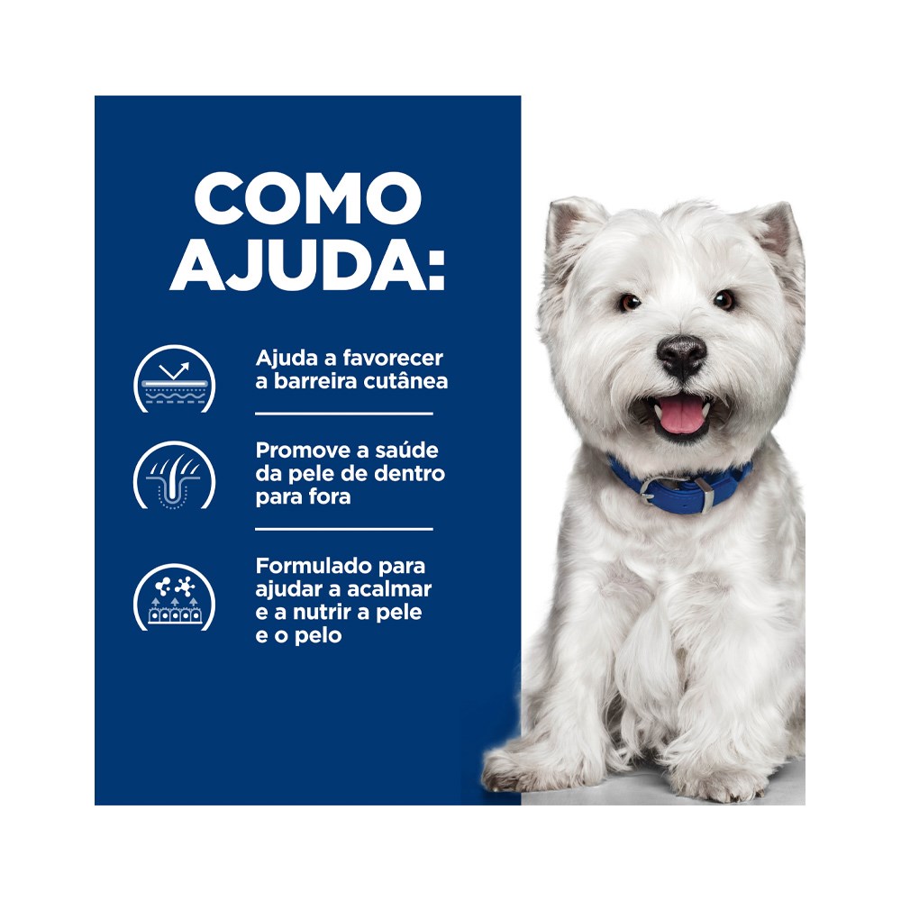 Ração Hill's Prescription Diet para Cães Adultos Pedaços Pequenos -  Cuidados da Pele 