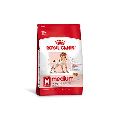 Ração Royal Canin Medium Adult para Cães Adultos de Porte Médio de 12 Meses a 7 anos 15kg