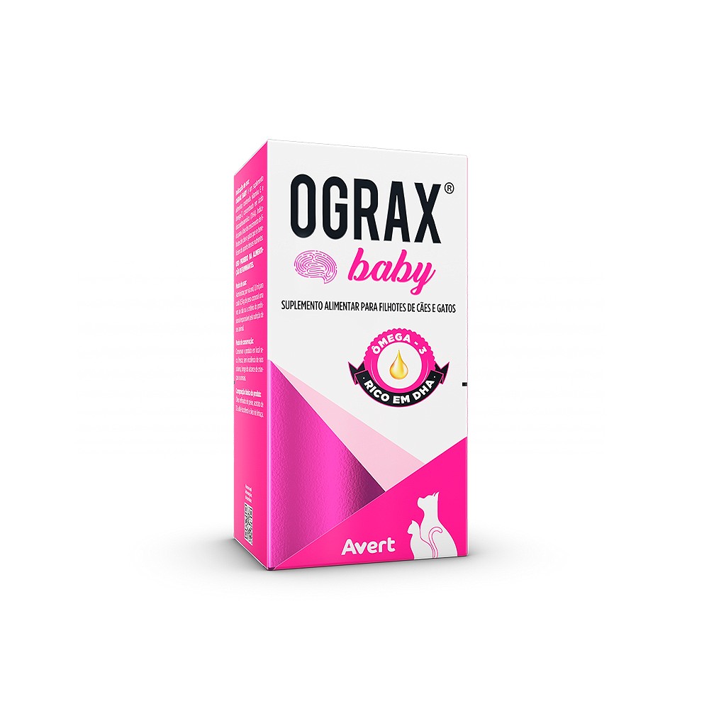 Suplemento Avert Ograx Baby para Cães e Gatos