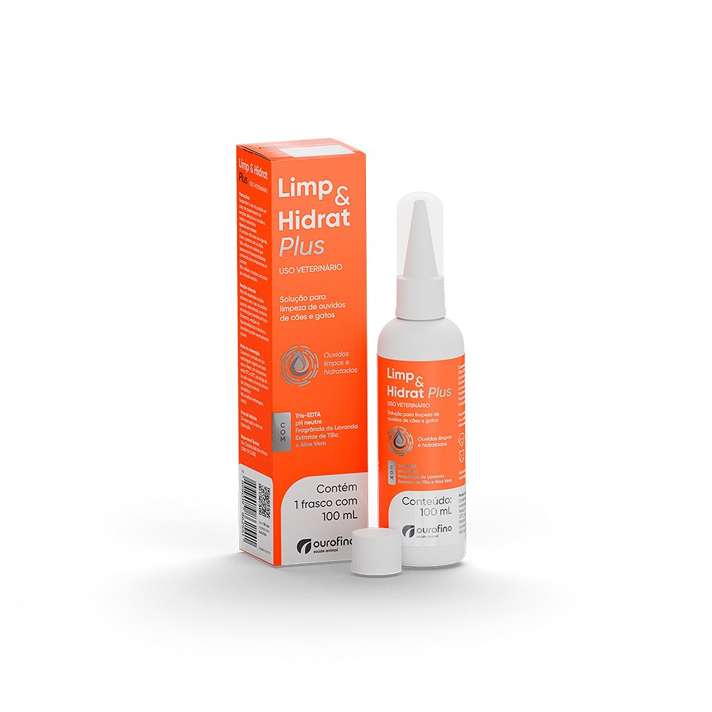 Solução Otológica Limp & Hidrat Plus para Cães e Gatos