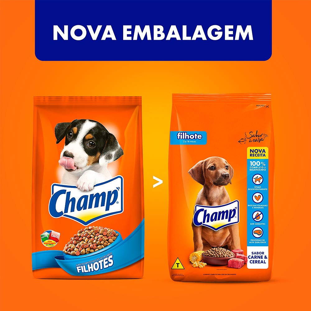 Ração Champ para Cães Filhotes